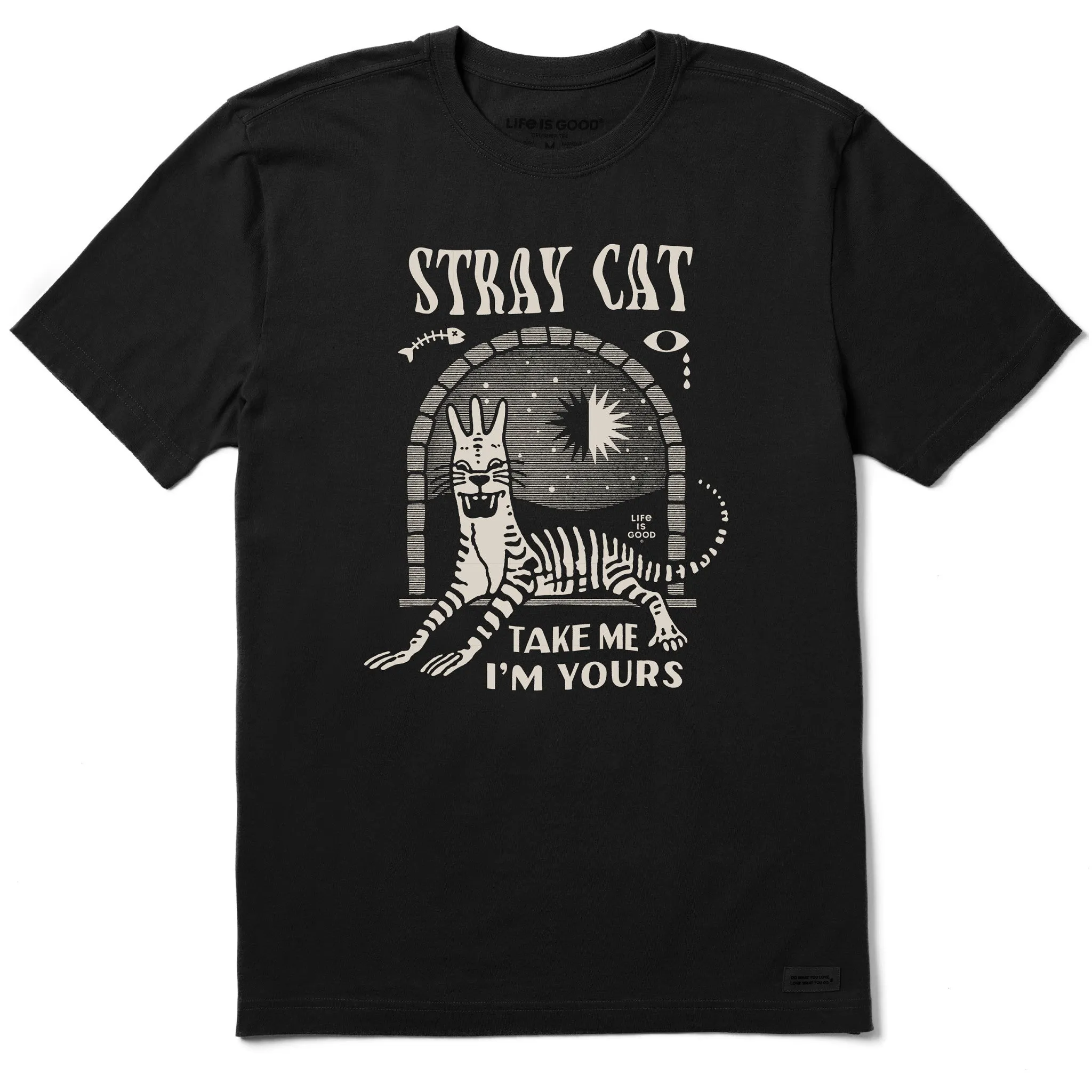 Men's Stray Cat Short Sleeve Tee Fashion and Comfort Sport Fit