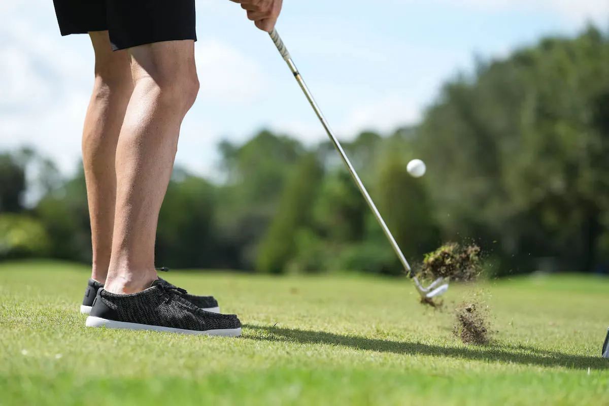 Neutral Style Speed Reaction SK??NI Men's Golf Shoe - Black Wide