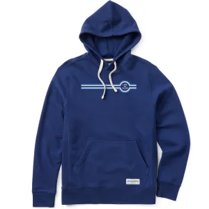 Men's Stripe LIG Coin Simply True Fleece Hoodie Fashion Essential Premium Style