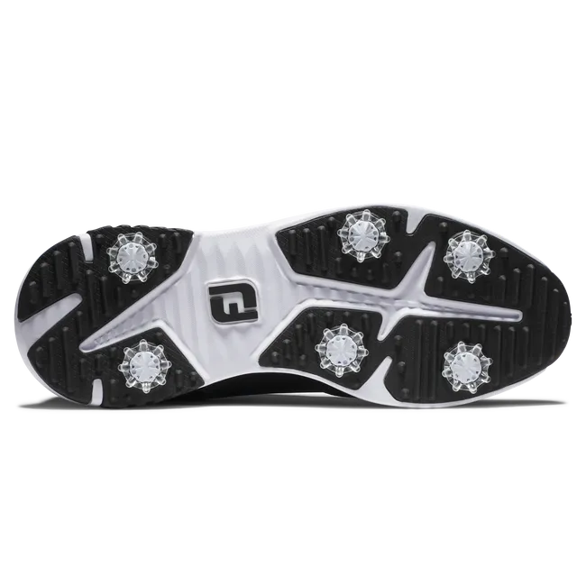 FootJoy Men's Tour Rival Golf Shoes- Black/White Reinforced toe Durable Build