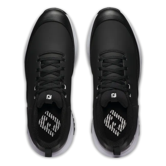 FootJoy Men's Tour Rival Golf Shoes- Black/White Endurance Flex Grip Precision