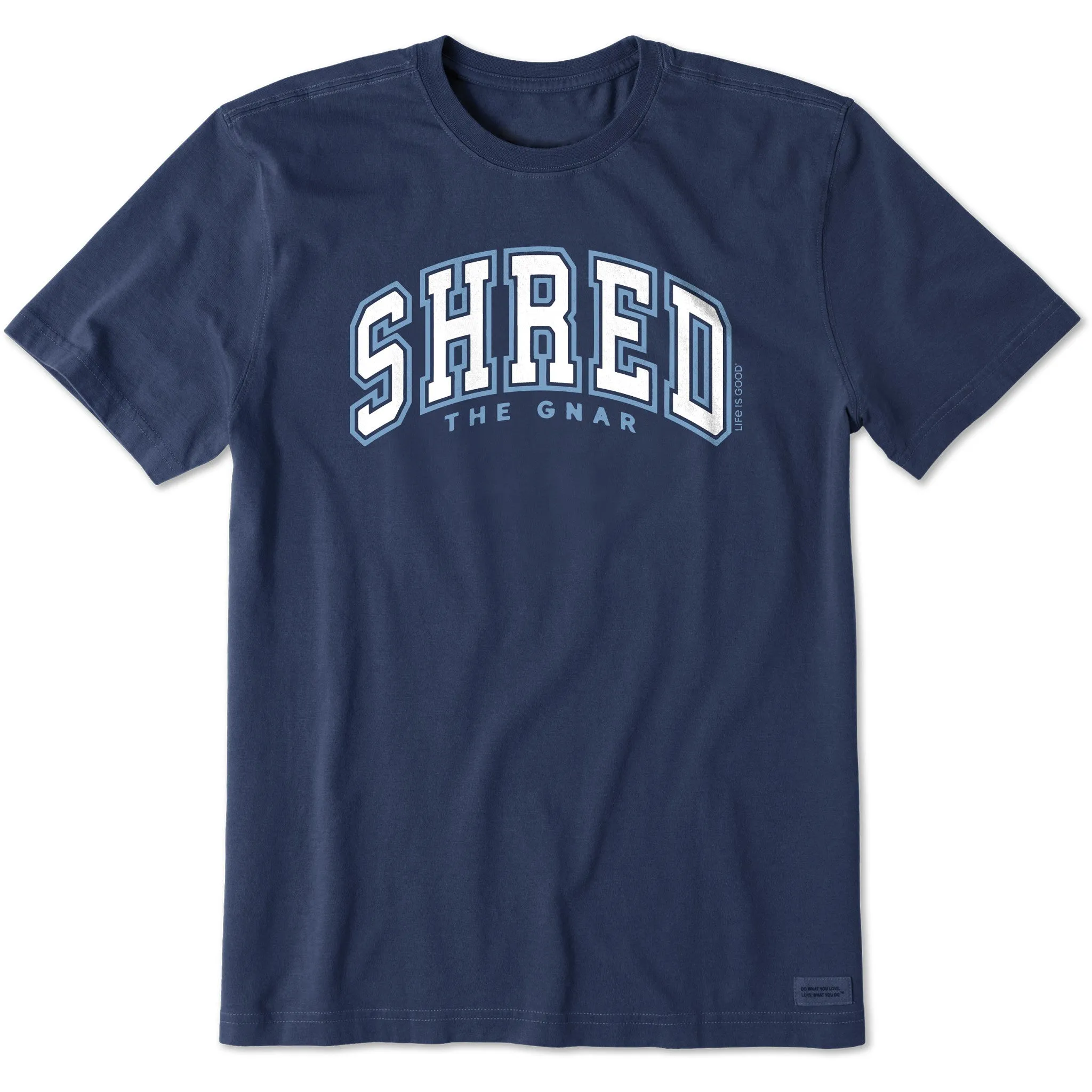 Men's Shred the Gnar Arch Short Sleeve Crusher Tee Cool and casual Chic And Comfortable