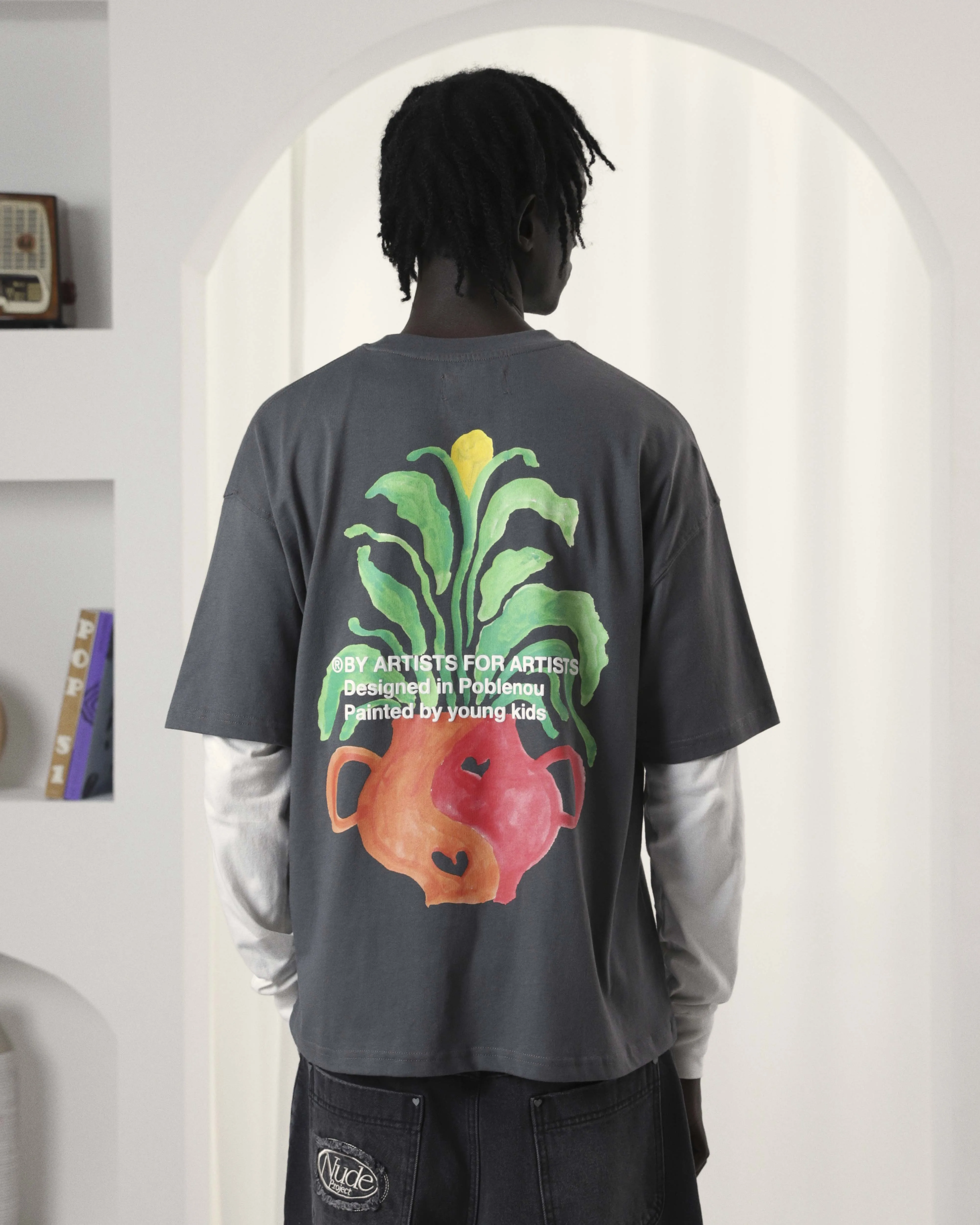 Plant Tee Ash Flexible Weave