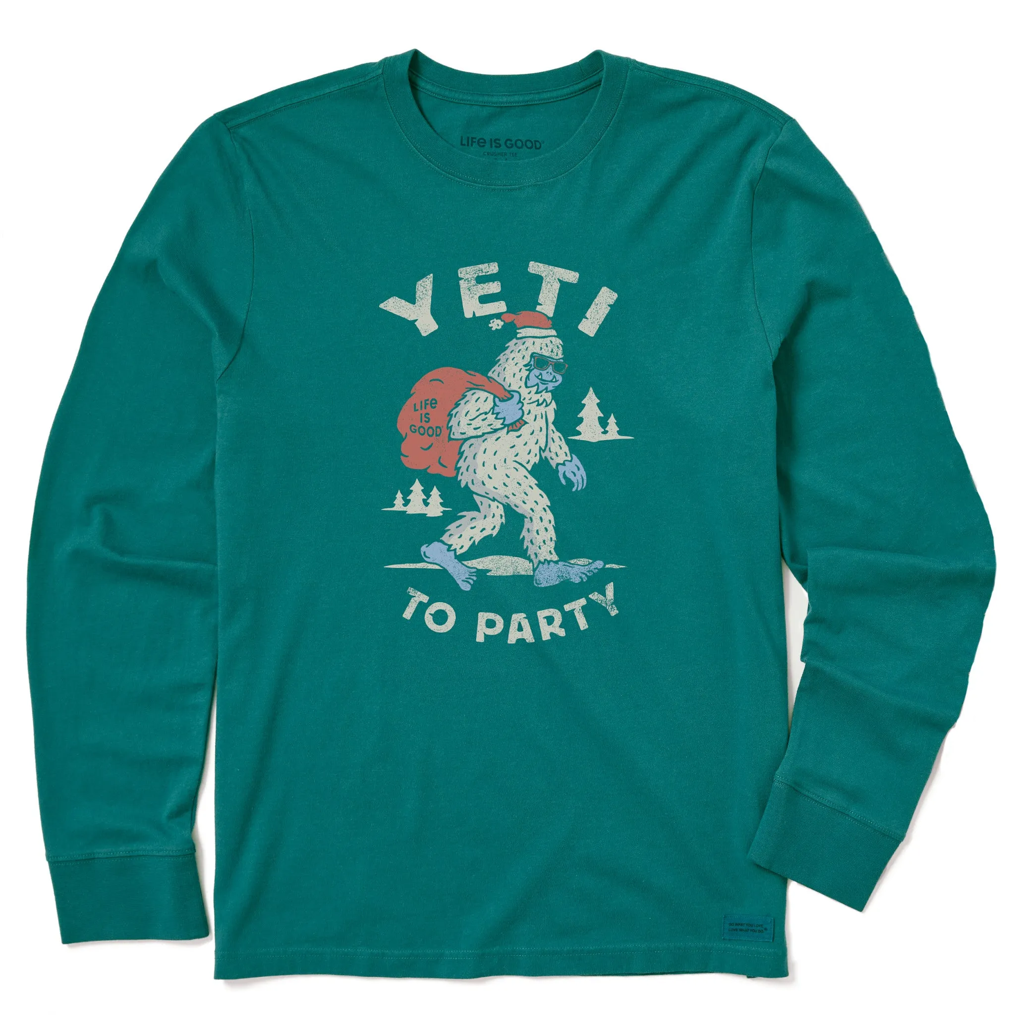 Men's Yeti To Party Long Sleeve Crusher Tee shopping Minimalist Layer