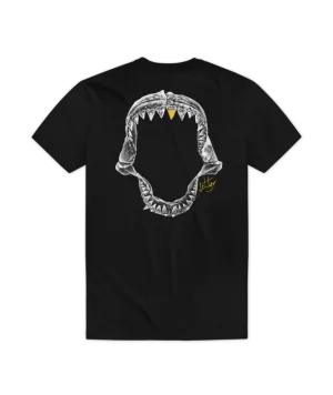 Daily Trend Wrinkle Resistant Jaws Tee - Black