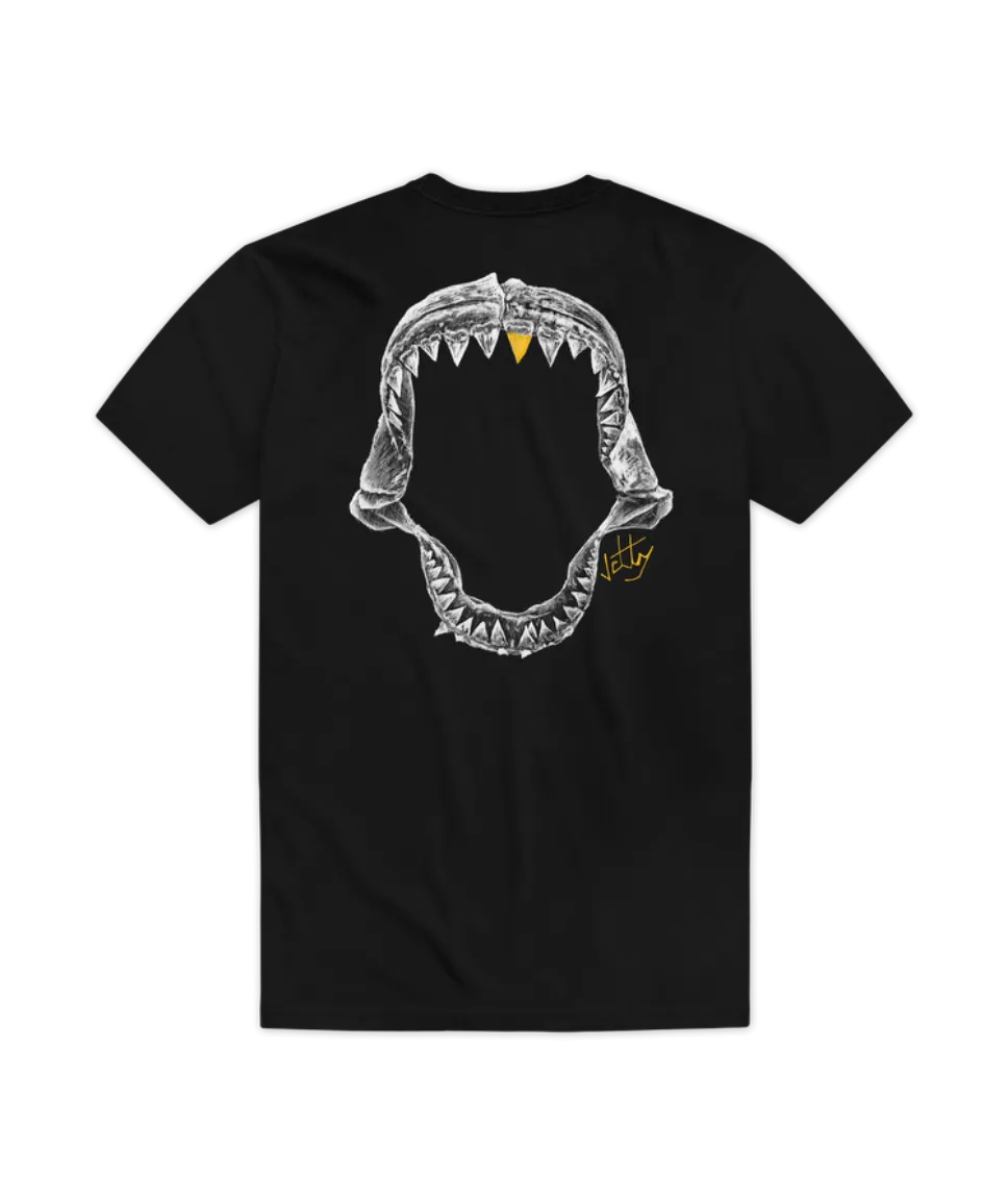 Jaws Tee - Black City Smart Look