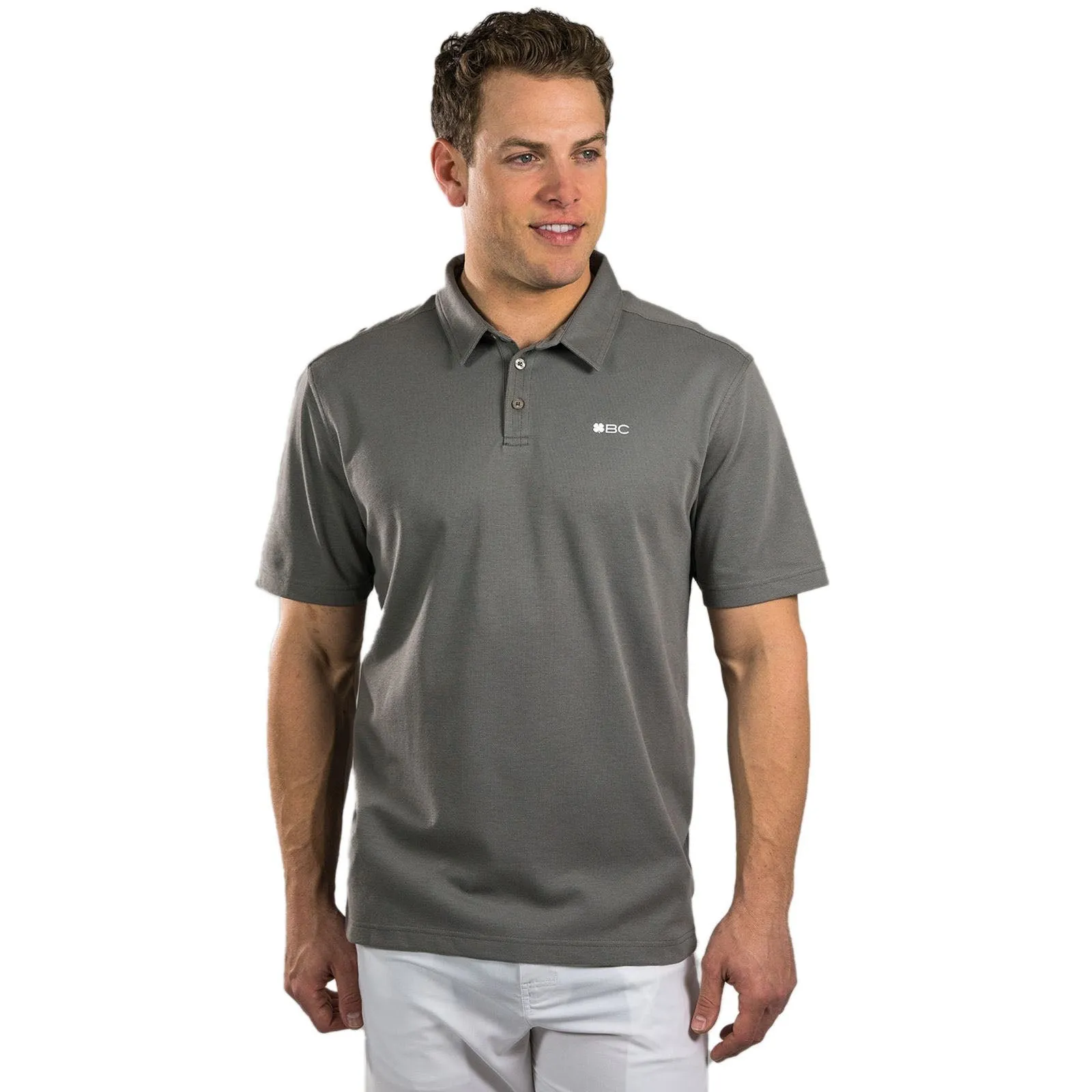 Black Clover Mens Everyday Polo Shirt Comfy Layers