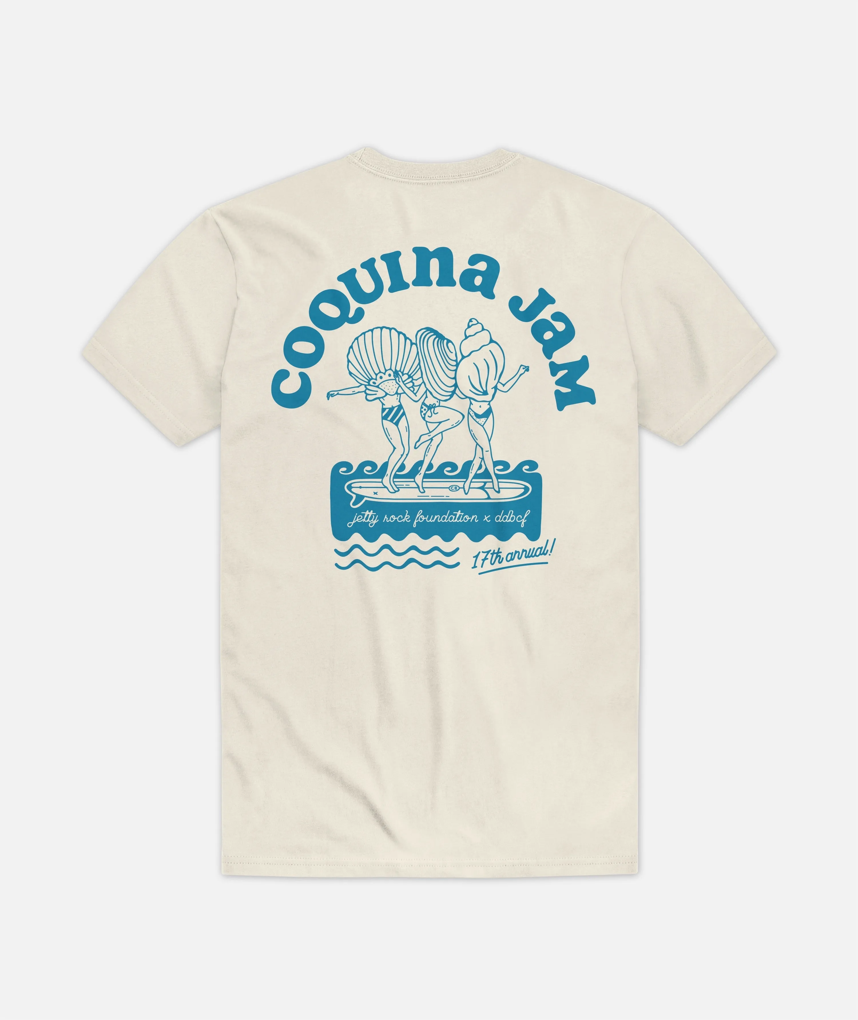 Minimalist Aesthetic Seasonal Wear Coquina Jam 2025 Tee - Dust