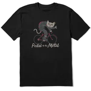 Men's Pedal to the Metal Short Sleeve Crusher Tee Stylish Wearable Buttery Soft Fabric