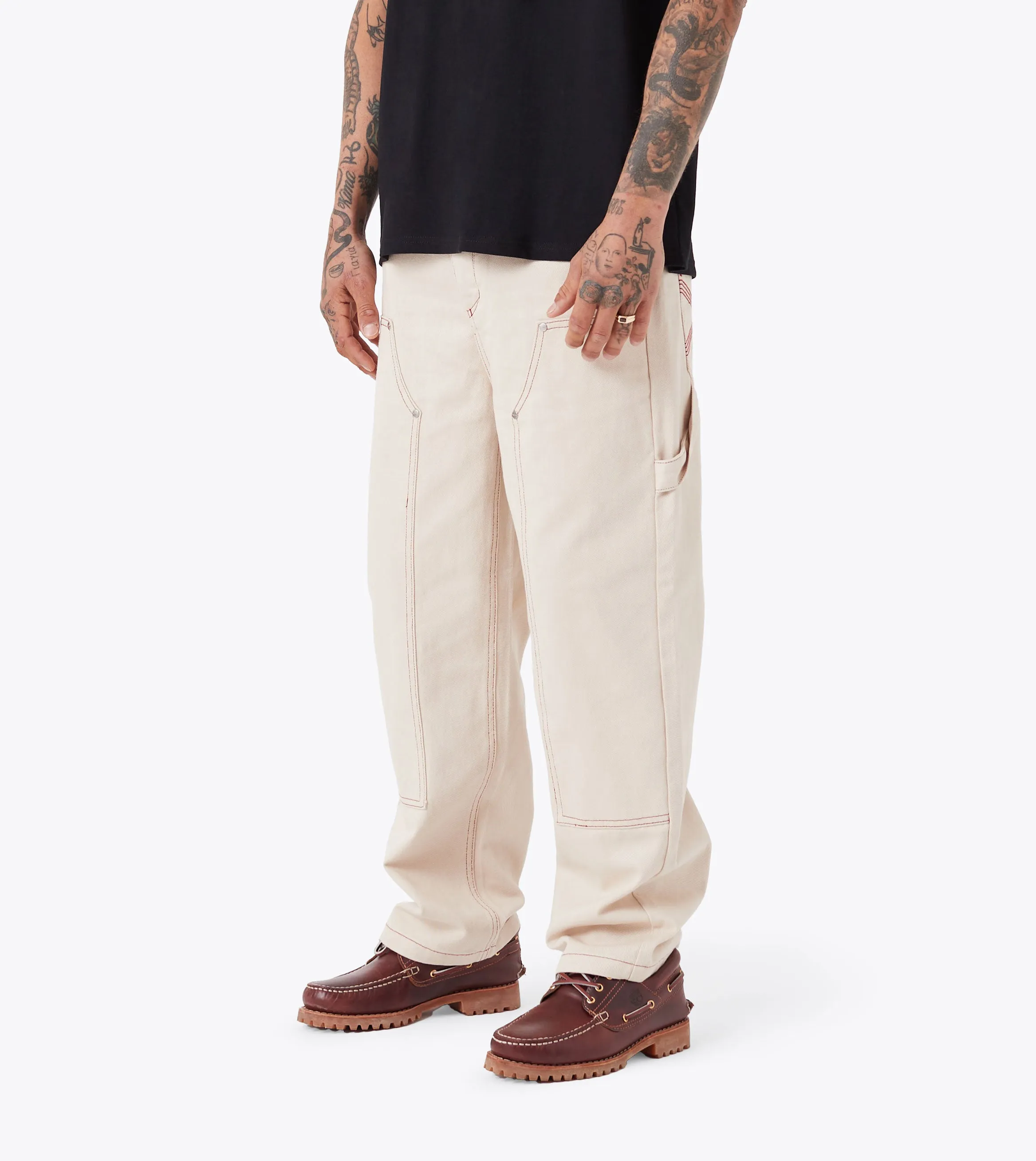 Carpenter Pant Beige Active Performance Side zipper