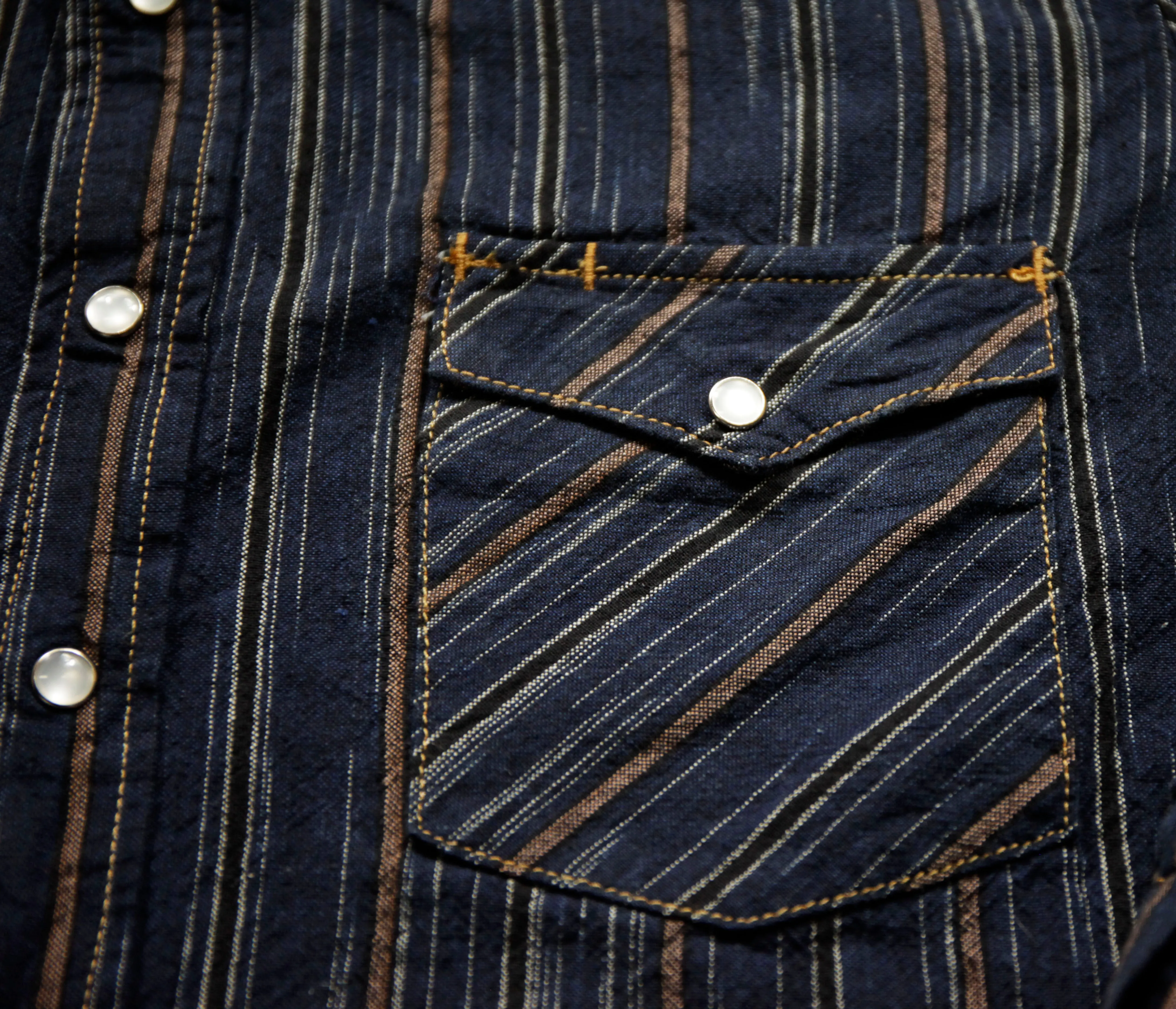 The Colt Hand loomed Western Shirt Basic Layering Multi Directional Stretch