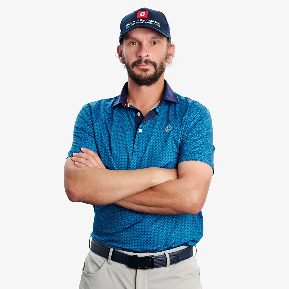 Polo Rocco - Mid Blue/Navy Summer Business