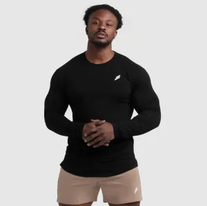Mark Drop Long Sleeve - Black High Density Fabric MultipurposeCuffs