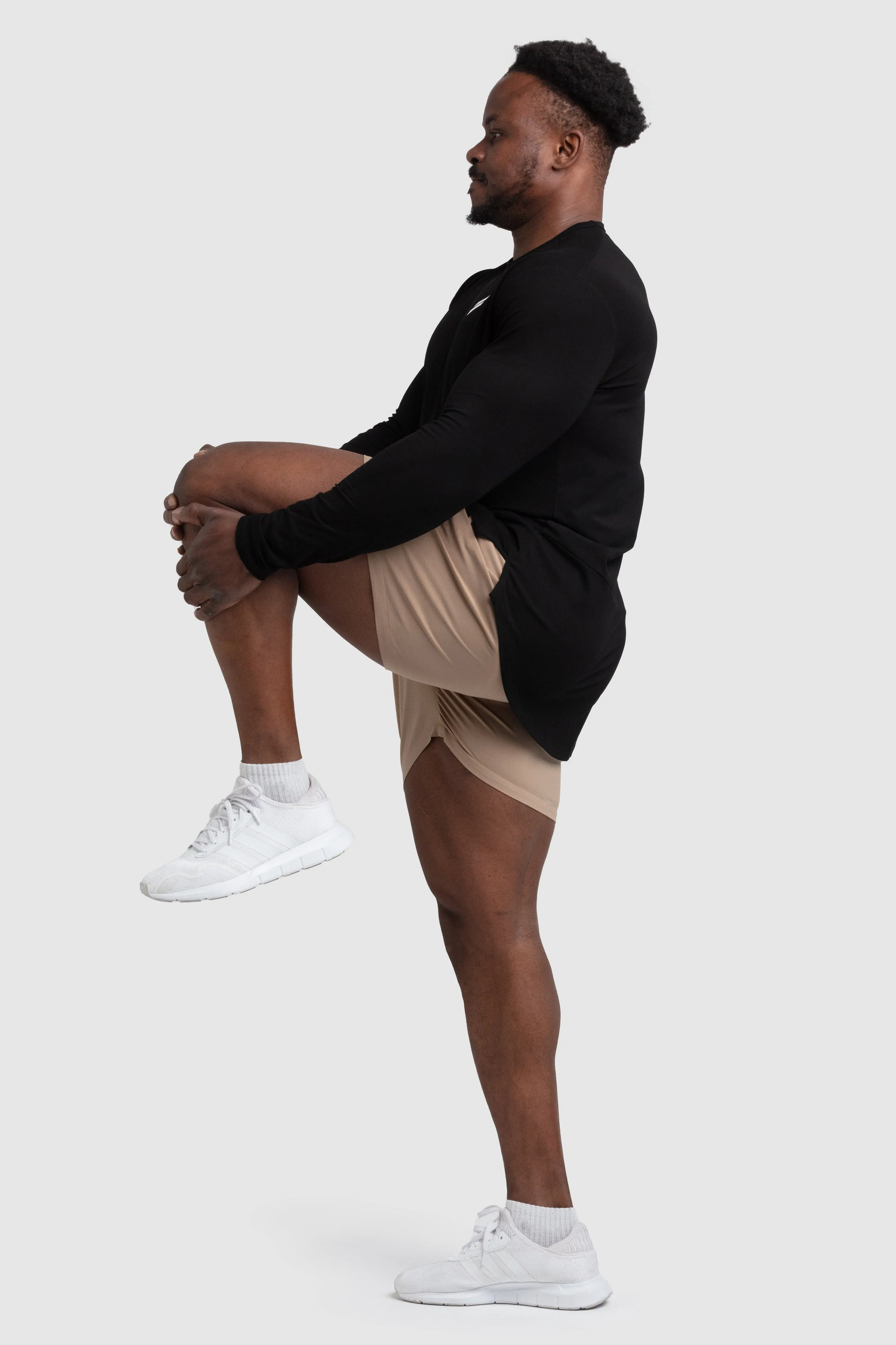 Mark Drop Long Sleeve - Black Chill Mode Fit