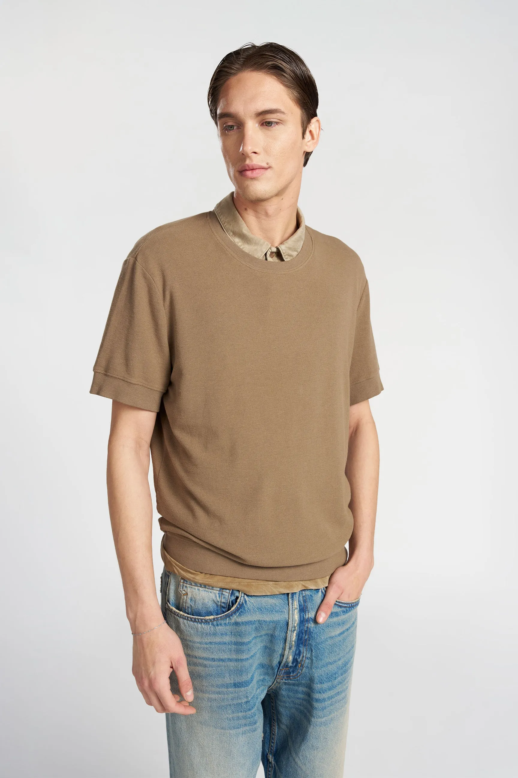 Hendrix Short Sleeve Crew Simple Comfort Sun Protection