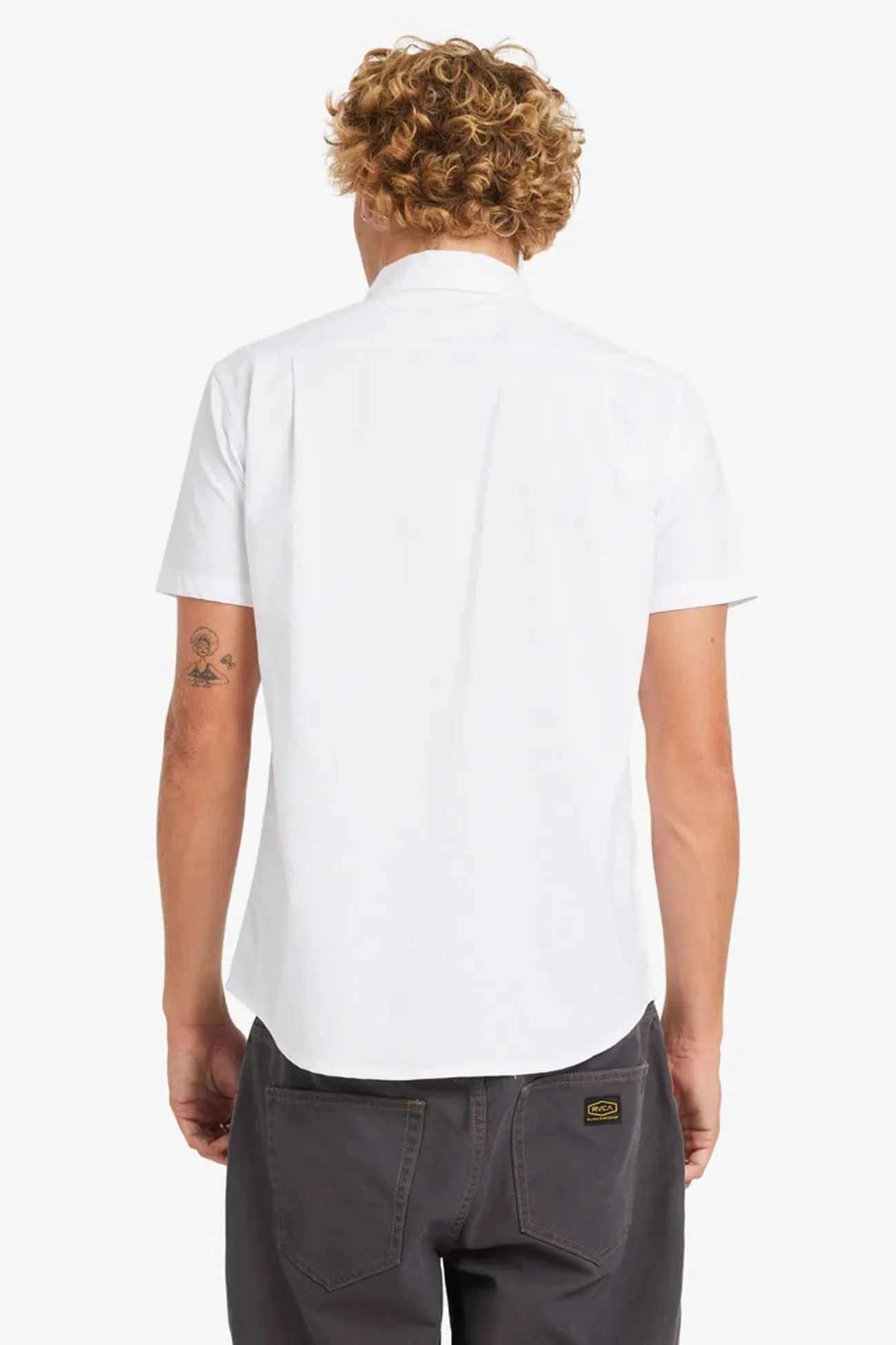 Casual Appeal Thatll Do Stretch Short Sleeve White