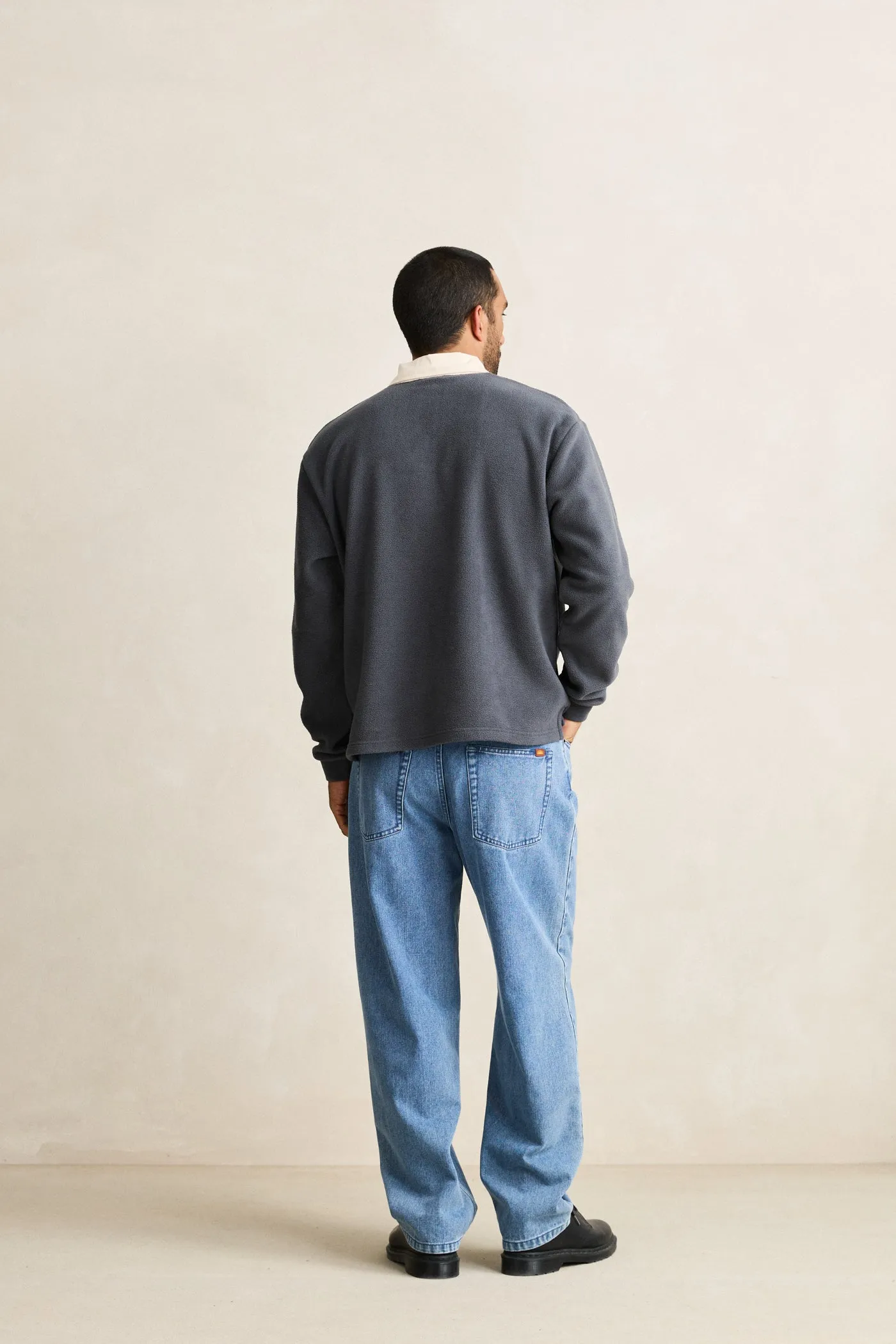 Chasm Polo Fleece Graphite Outdoor Fashion Washable