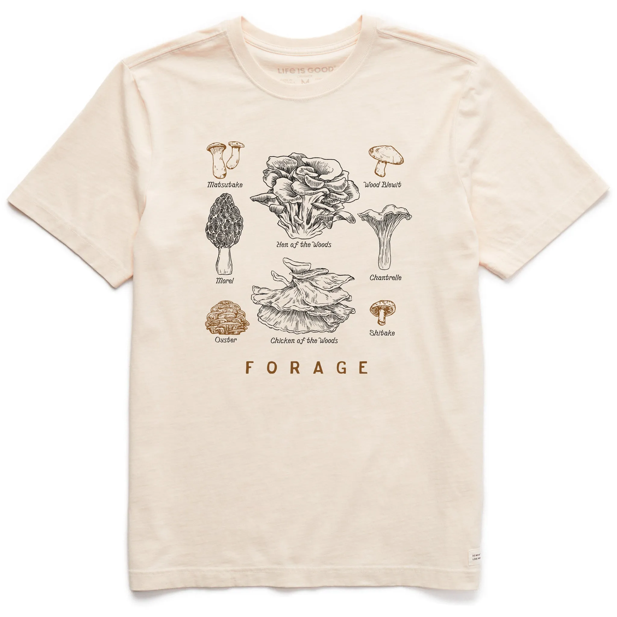 Soft and Light Wear Men's Forage Short Sleeve Crusher Tee