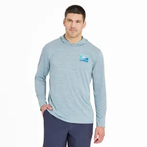 family gathering Men's Sunset Through the Clouds Long Sleeve Sun Crusher Hoodie