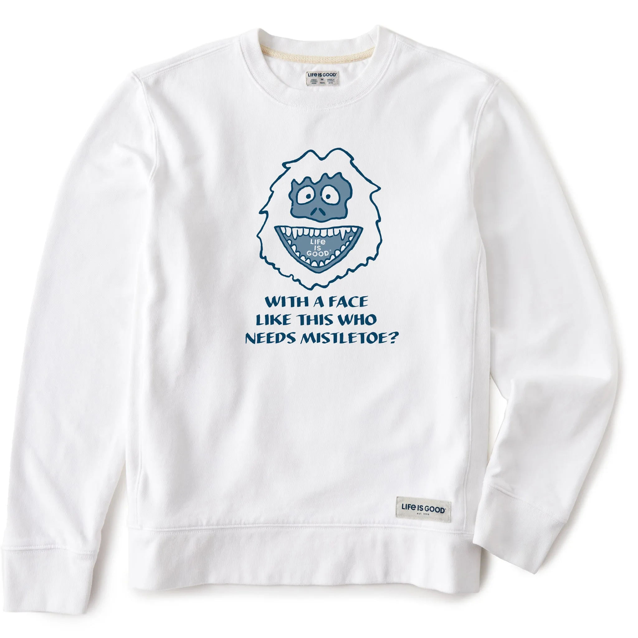 Logo Emblem Men's With a Face Like This Yeti Simply True Crew