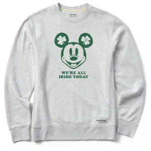 Men's We're All Irish Today Willie Simply True Fleece Crew Cozy All Season