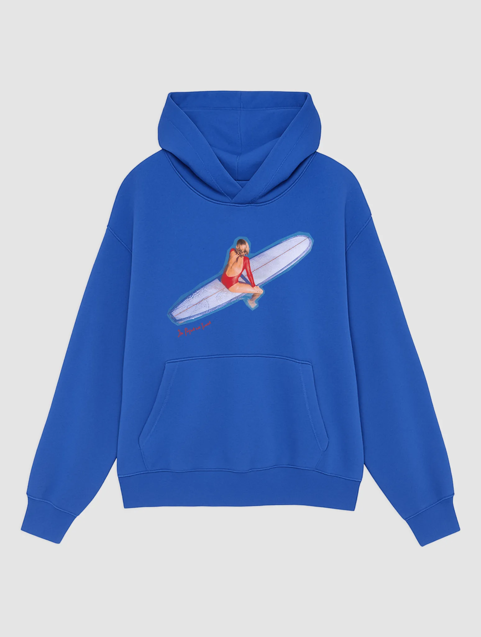 product surfing suitable balance surf's up blue hoodie