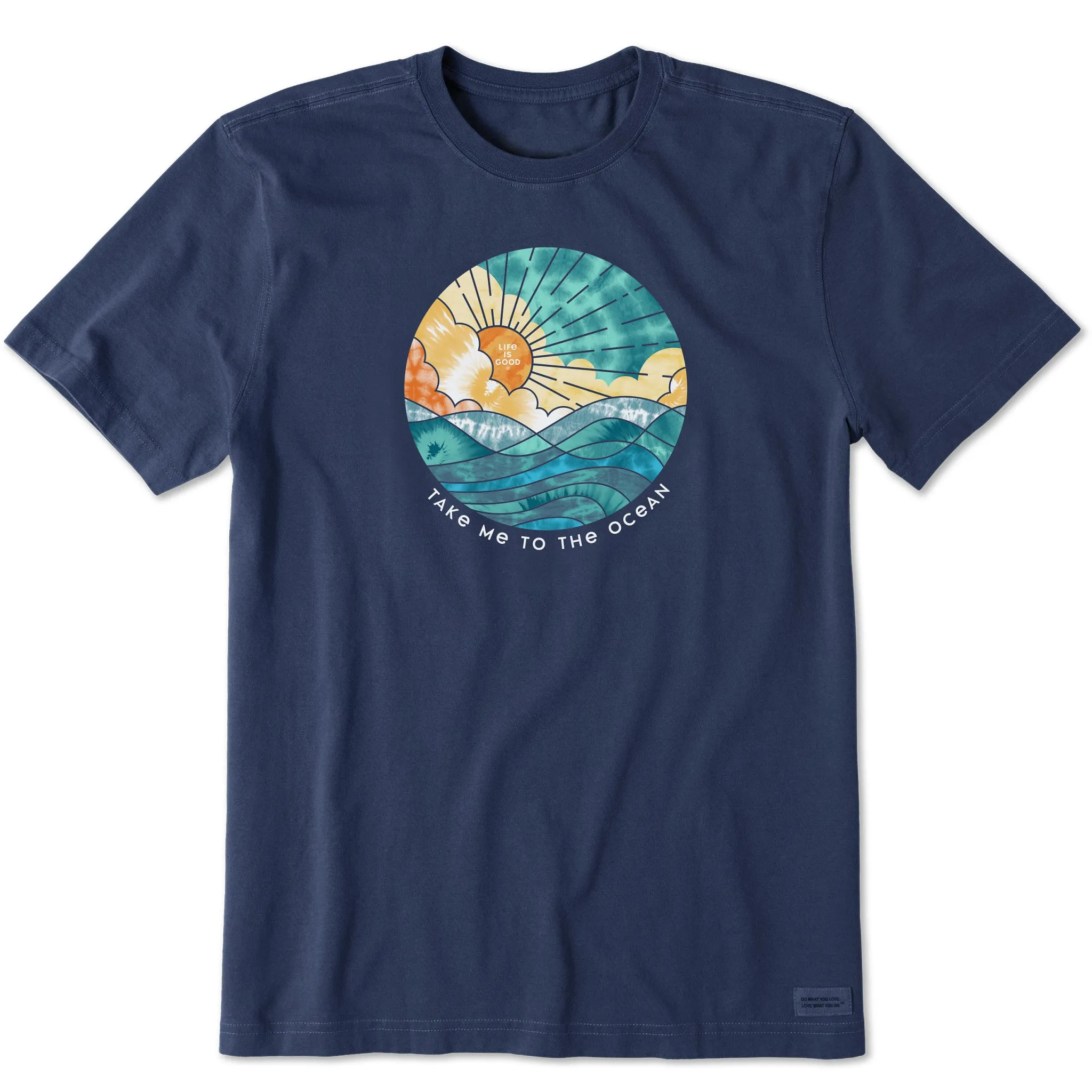 Men's Tie Dye Take Me to the Ocean Short Sleeve Tee Clean Cut