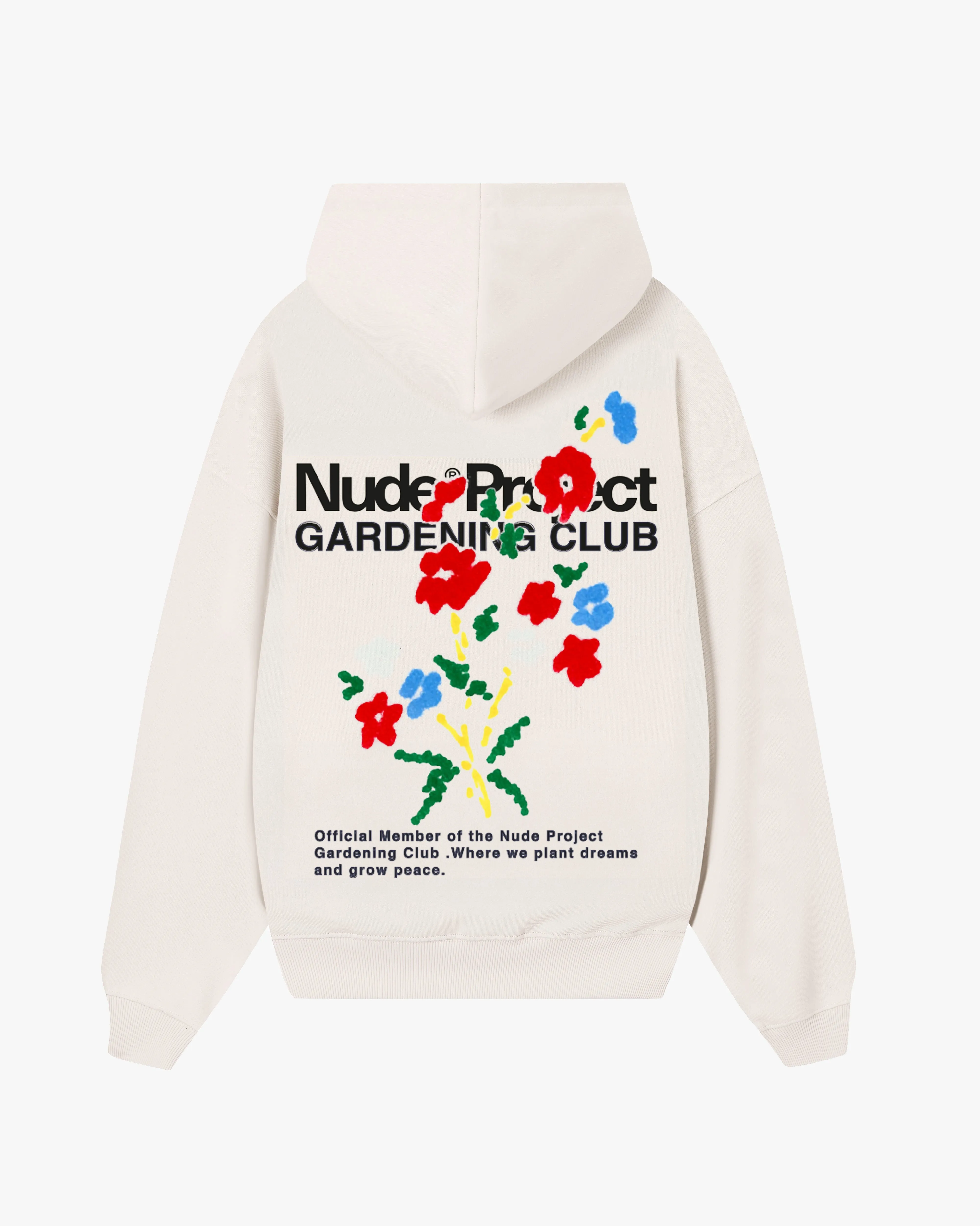 Daily Use Sustainable Fabric Inner Hoodie Marshmallow