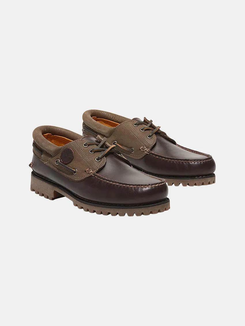 Authentic Boat Shoe Burgundy Full Grain Teen Edge Sport Life