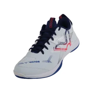 Modern Design Victor S50 AB Court Shoes [White/Medieval Blue]