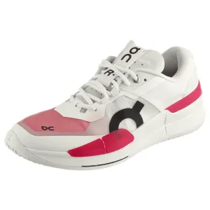 On Men's THE ROGER Pro 2 - White/Pink Reinforced Sides Good Arch Support