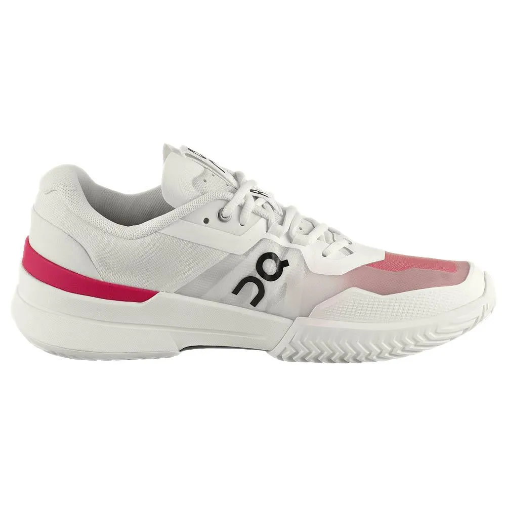 On Men's THE ROGER Pro 2 - White/Pink Anti   Odor Shockproof Outsole