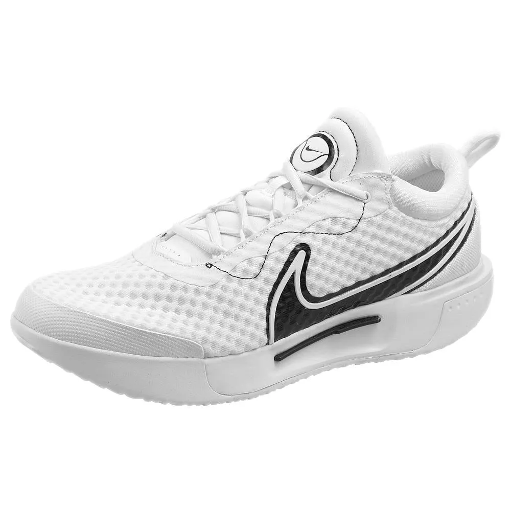 Nike Men's Court Zoom Pro - White/Black Anti   Abrasion