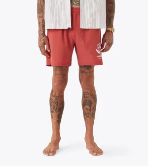 Crest Balmoral Beach Short Cherry No Ride Up Design