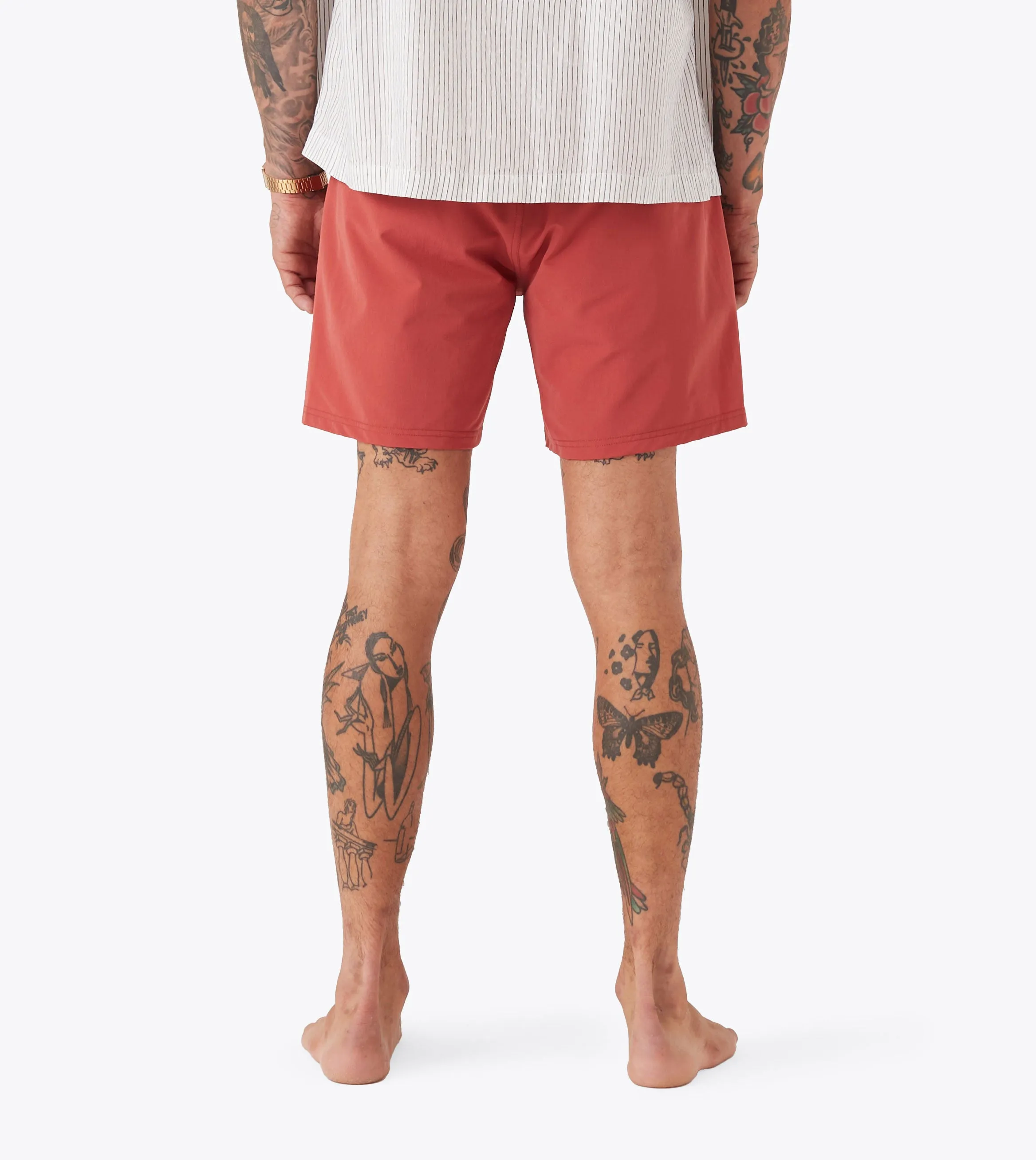 Crest Balmoral Beach Short Cherry Noise Free Fabric