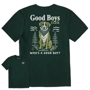 Active Layers Weekend Smart Men's Good Boys Club Short Sleeve Crusher Tee