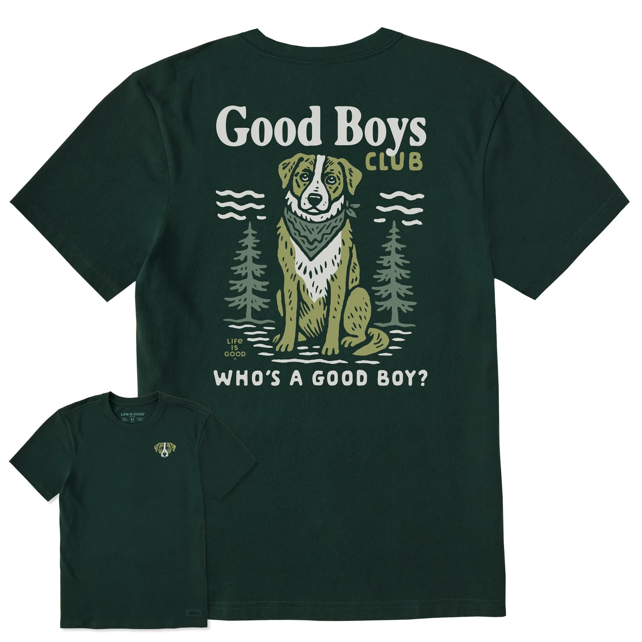 Seasonal Smart Men's Good Boys Club Short Sleeve Crusher Tee