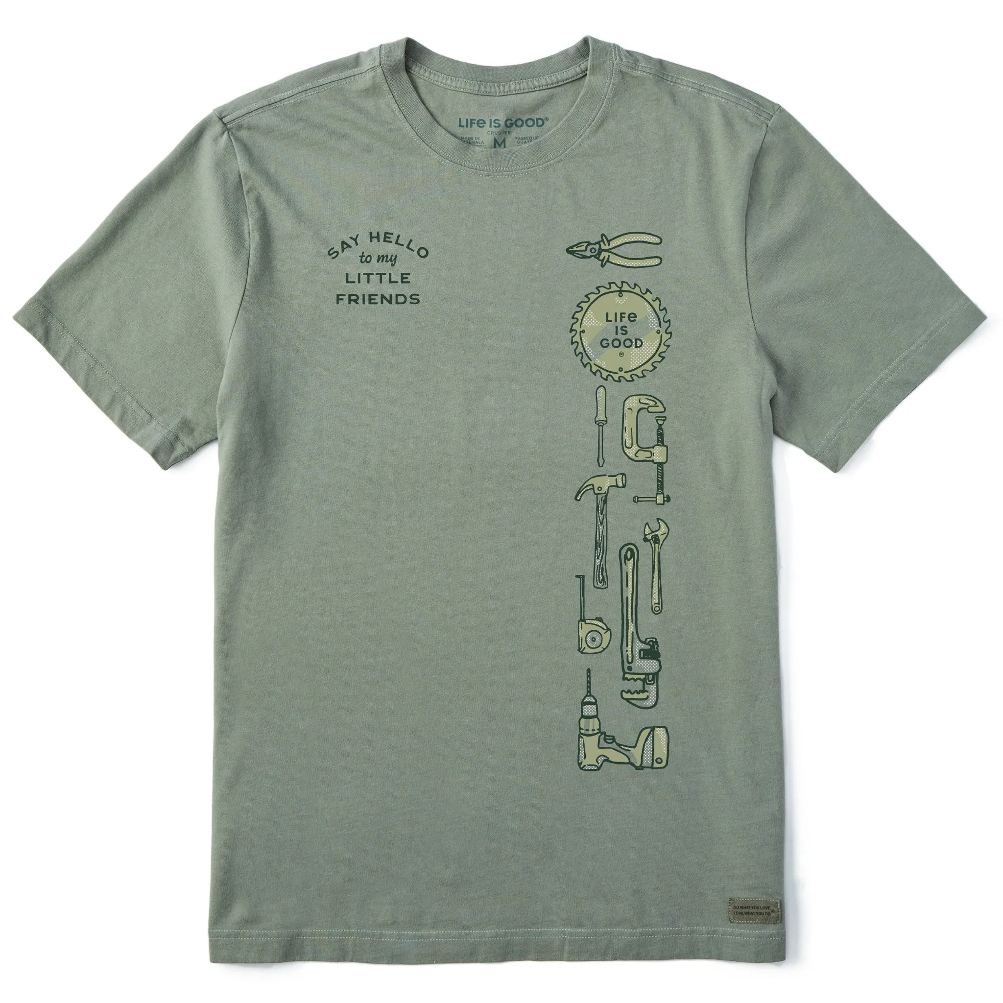 Playful Prints Men's Say Hello to My Litlte Friends Tools Short Sleeve Tee