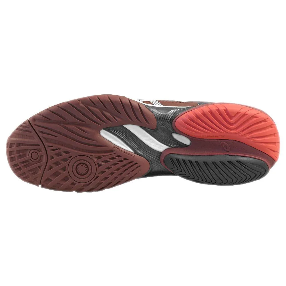 Comfortable fit Comfort Cushion Asics Men's Court FF 3 - Antique Red/White