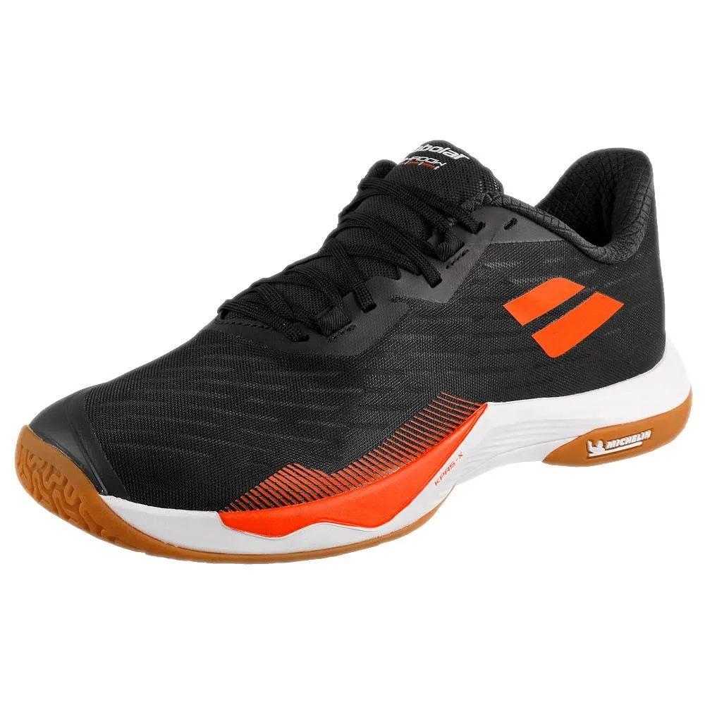 Comfort Cushion Anti Slip Sole Babolat Men's Shadow Tour 5 - Black/Orange