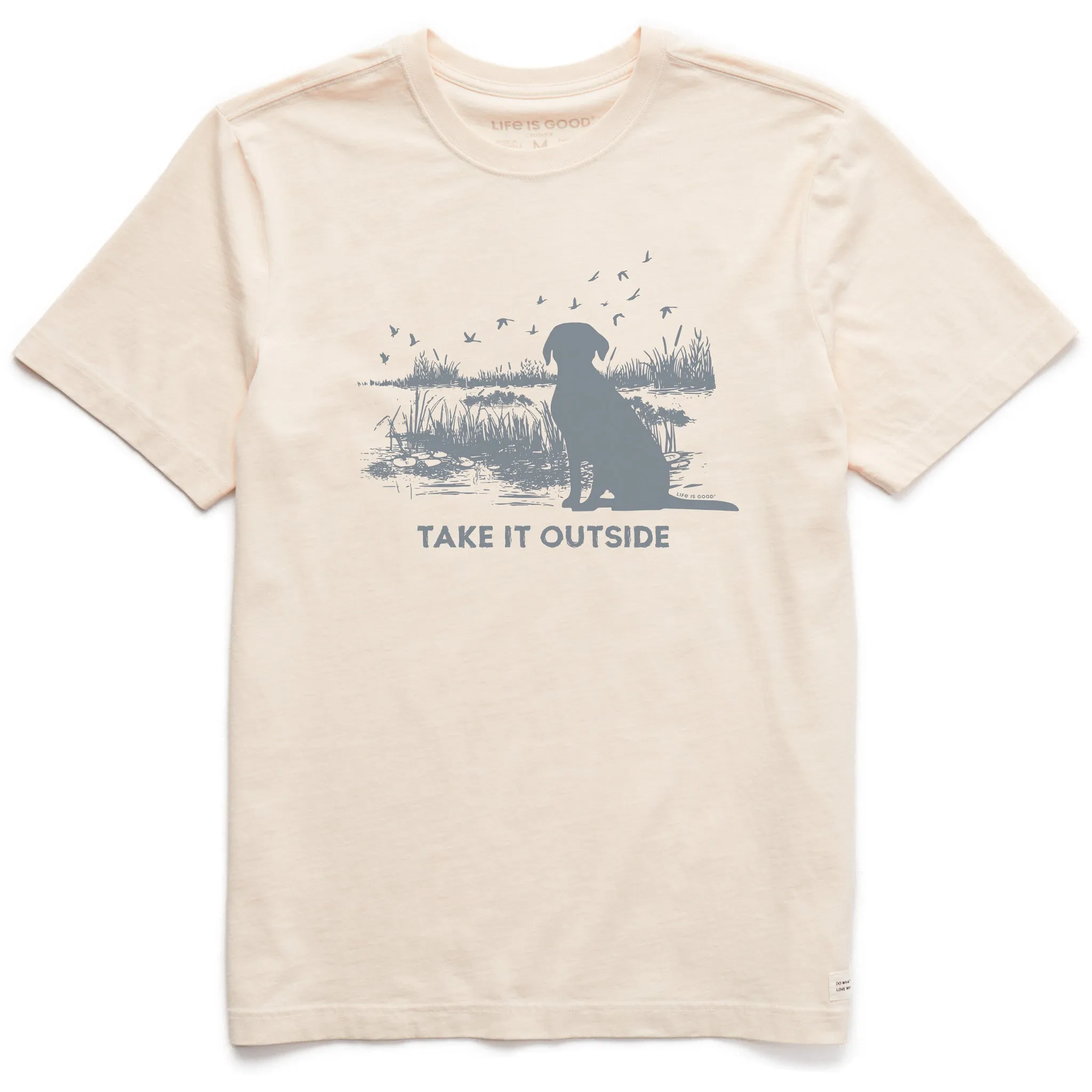 Men's Take It Outside Marsh Short Sleeve Tee timeless Soft Brushed Finish