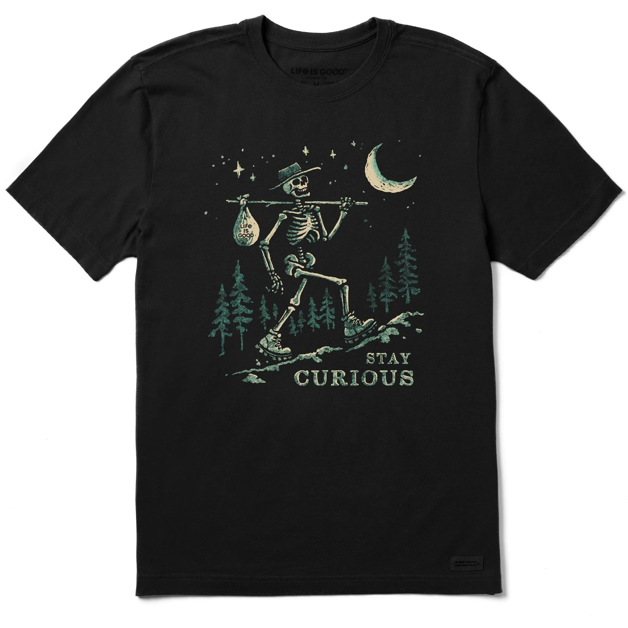 NonIrritatingTags Men's Stay Curious Short Sleeve Tee