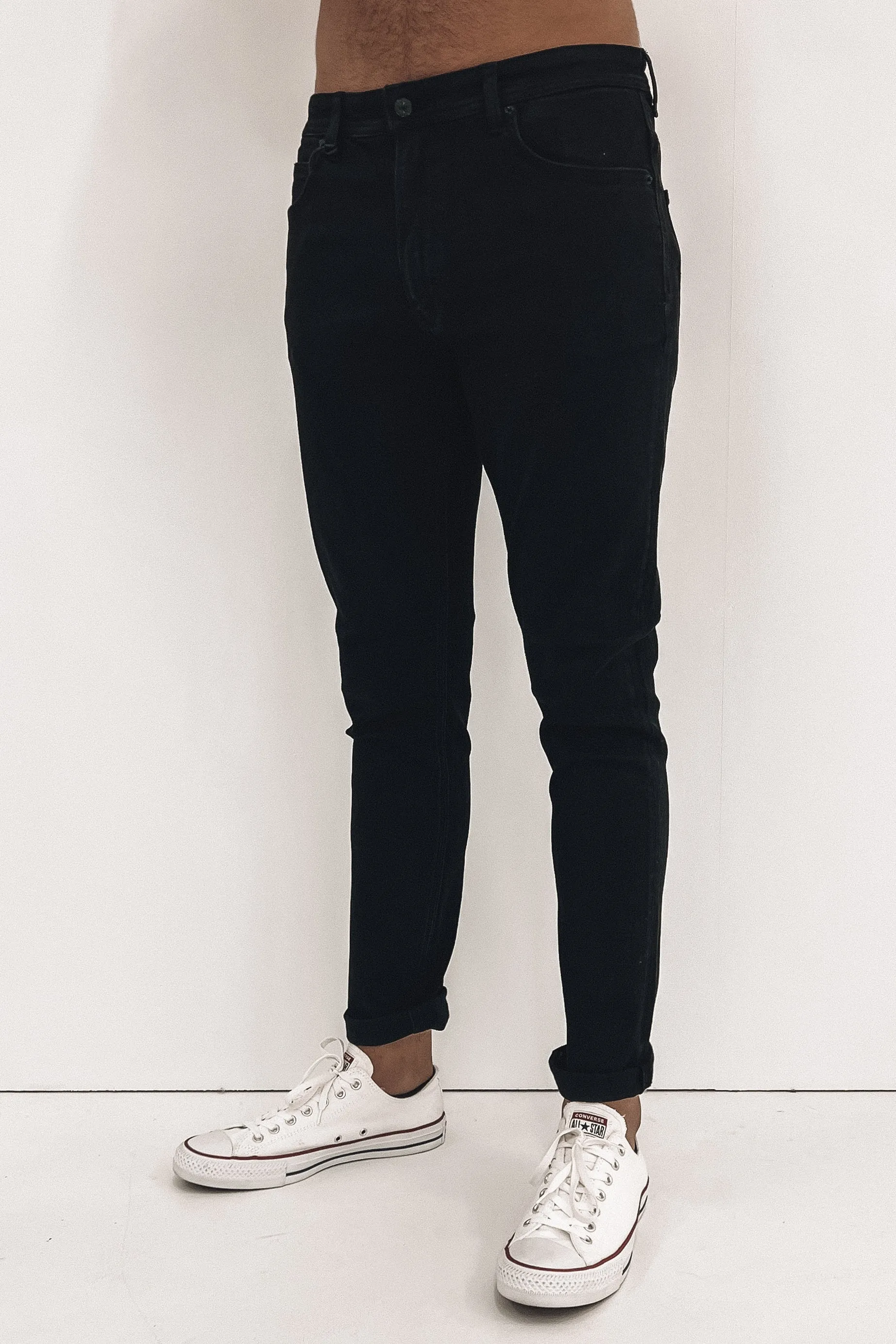 Casual Classic Smooth Style Z-Two Jean Prime Black