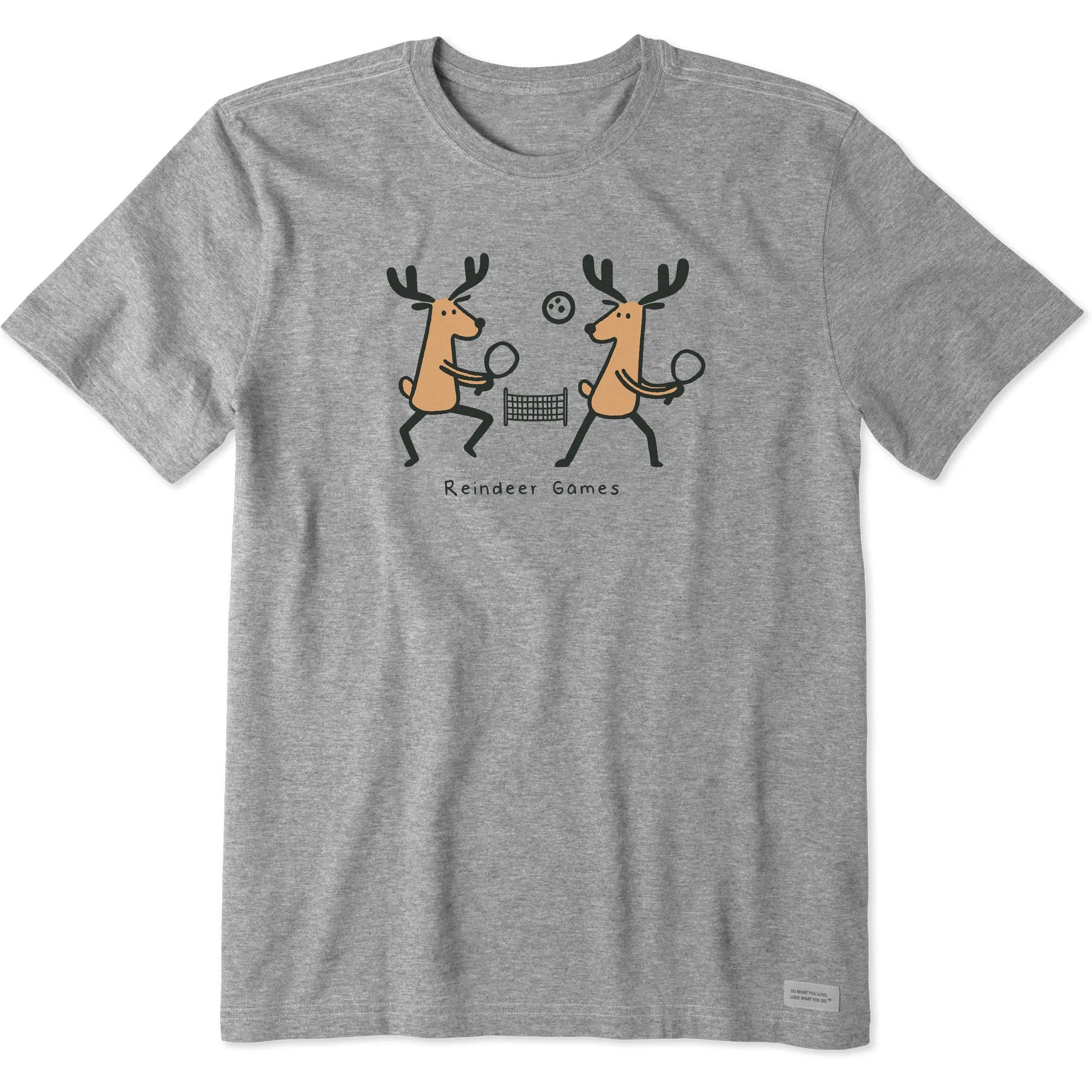 Buttery Soft Fabric Men's Reindeer Games Short Sleeve Crusher Tee