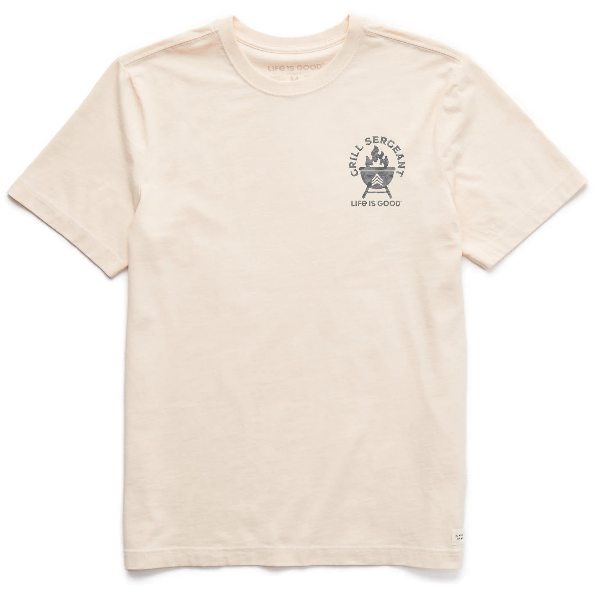 Men's Grill Sergeant Camo Short Sleeve Crusher Tee Anti-static MicroPiqueKnit