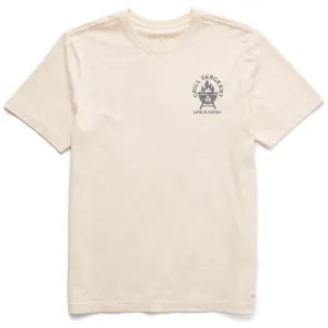 Men's Grill Sergeant Camo Short Sleeve Crusher Tee Holiday Style EcoFriendly Dye