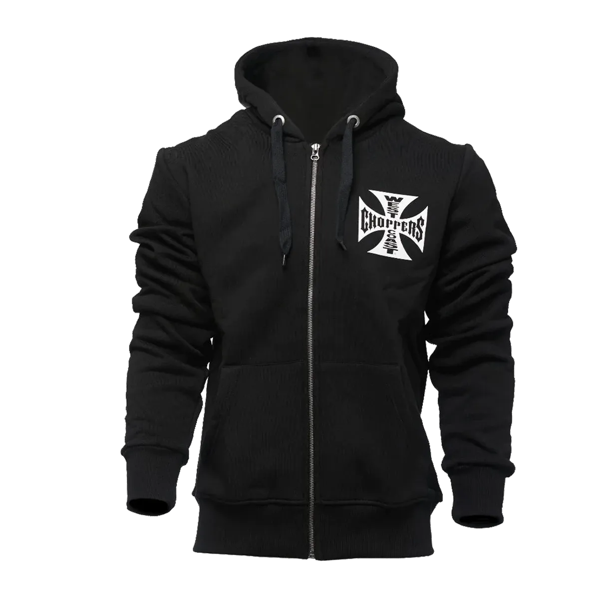 Relaxed Street product hook practicality WEST COAST CHOPPERS OG CLASSIC HOODY ZIP - Black