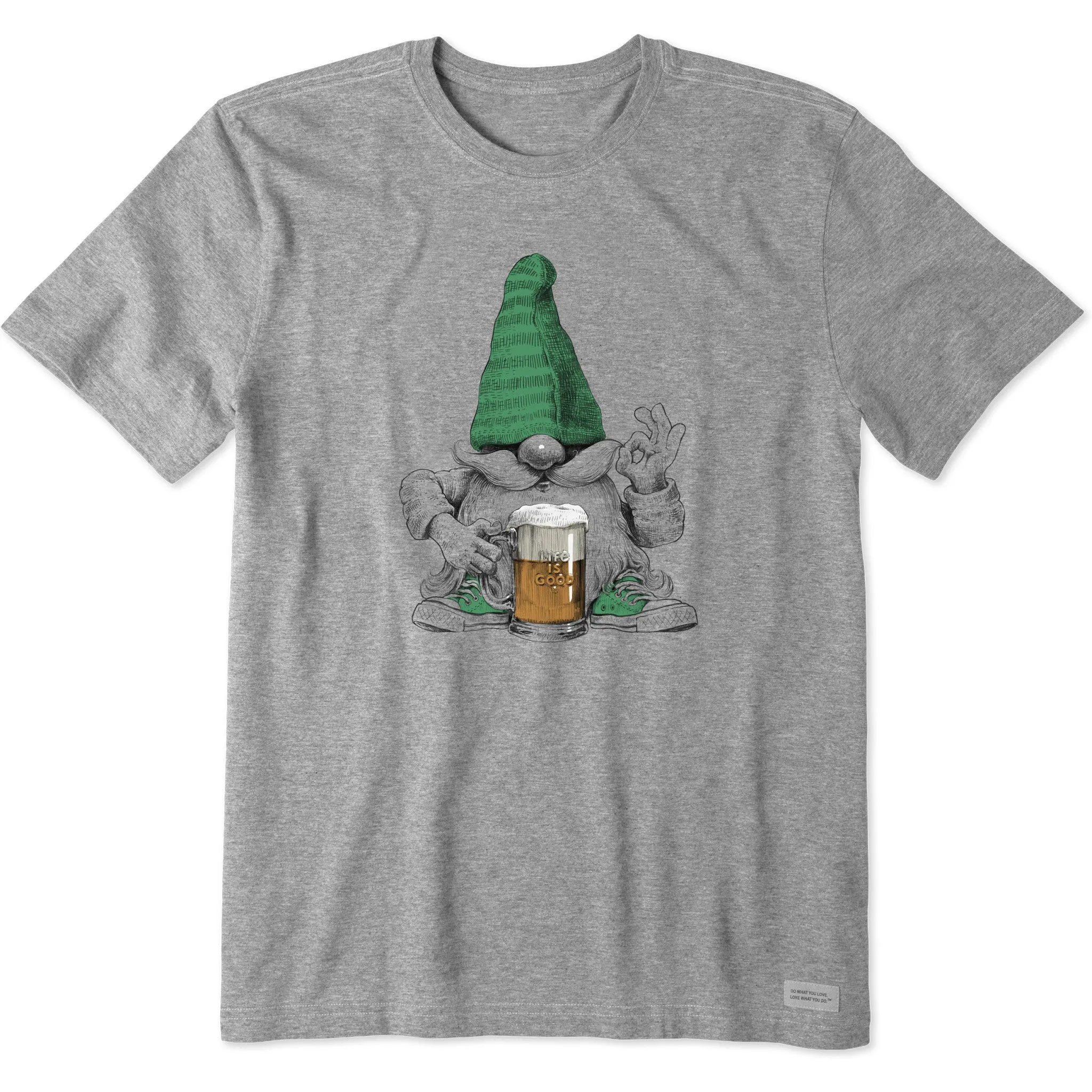 Sports Outfit Men's Gnome w Beer Short Sleeve Tee