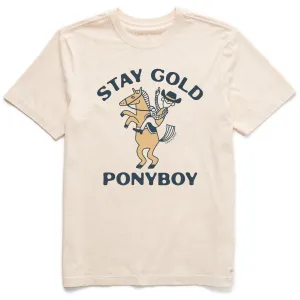 Men's Stay Gold Ponyboy Short Sleeve Crusher Tee Performance Comfort Timeless Must-Have