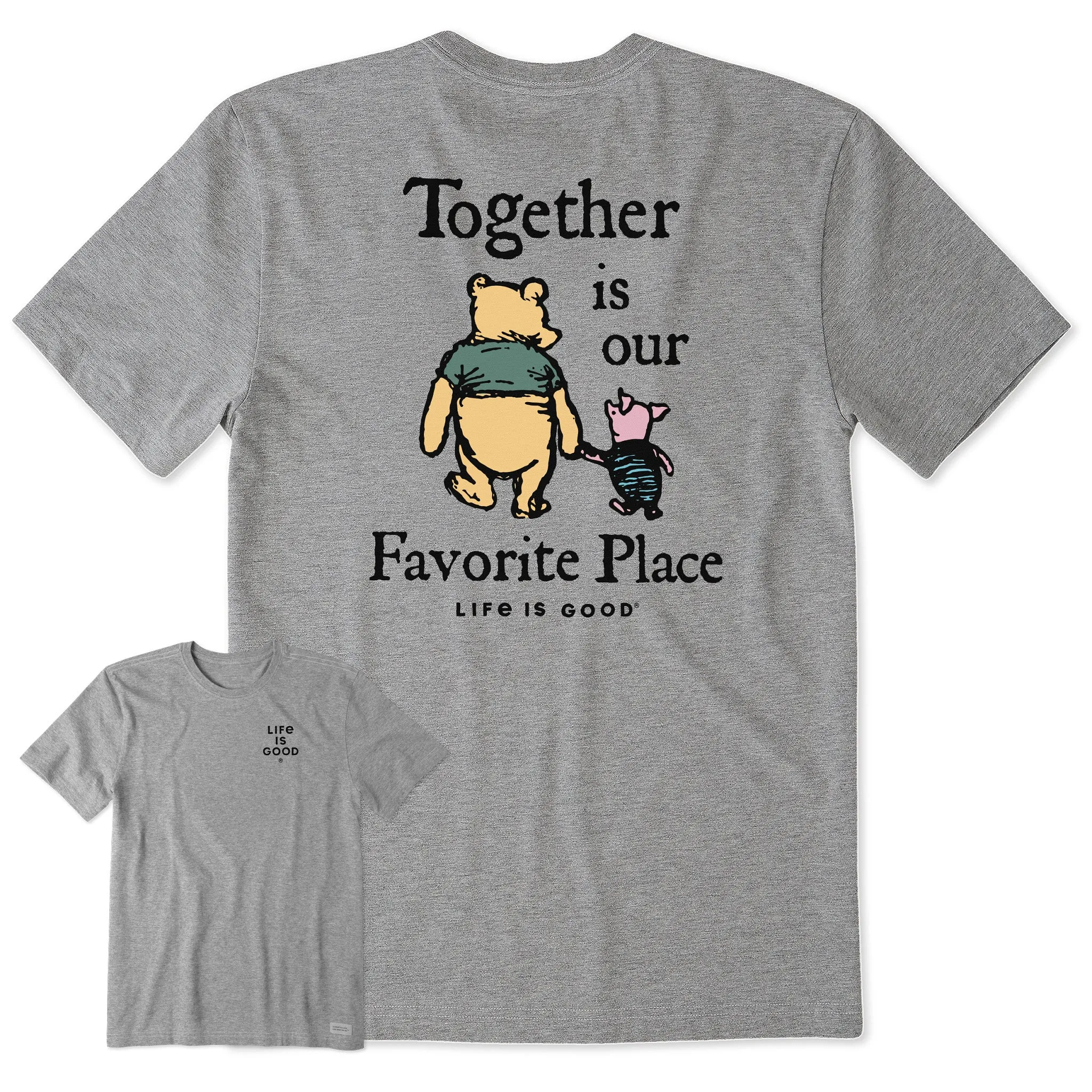Men's Together is Our Favorite Place Short Sleeve Tee Perfect Wear Street Casual